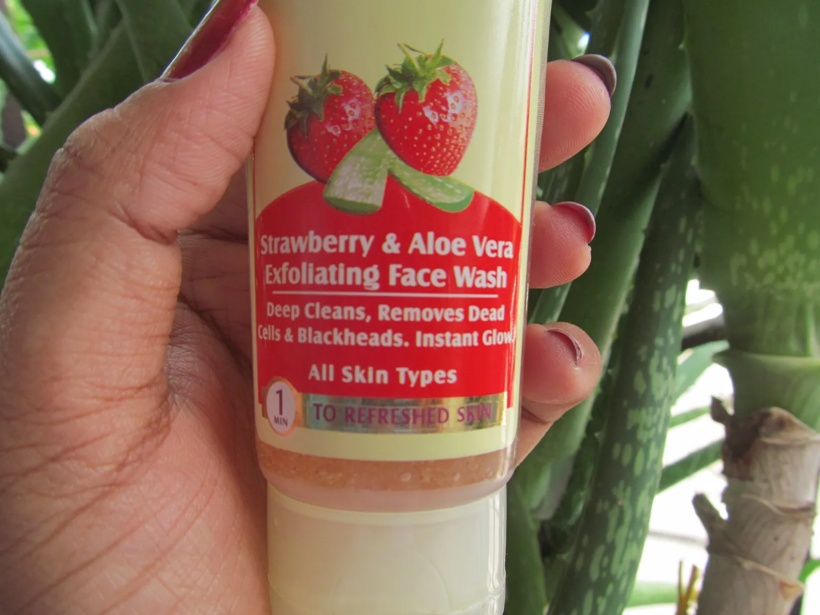 32029 glowing skin after scrub